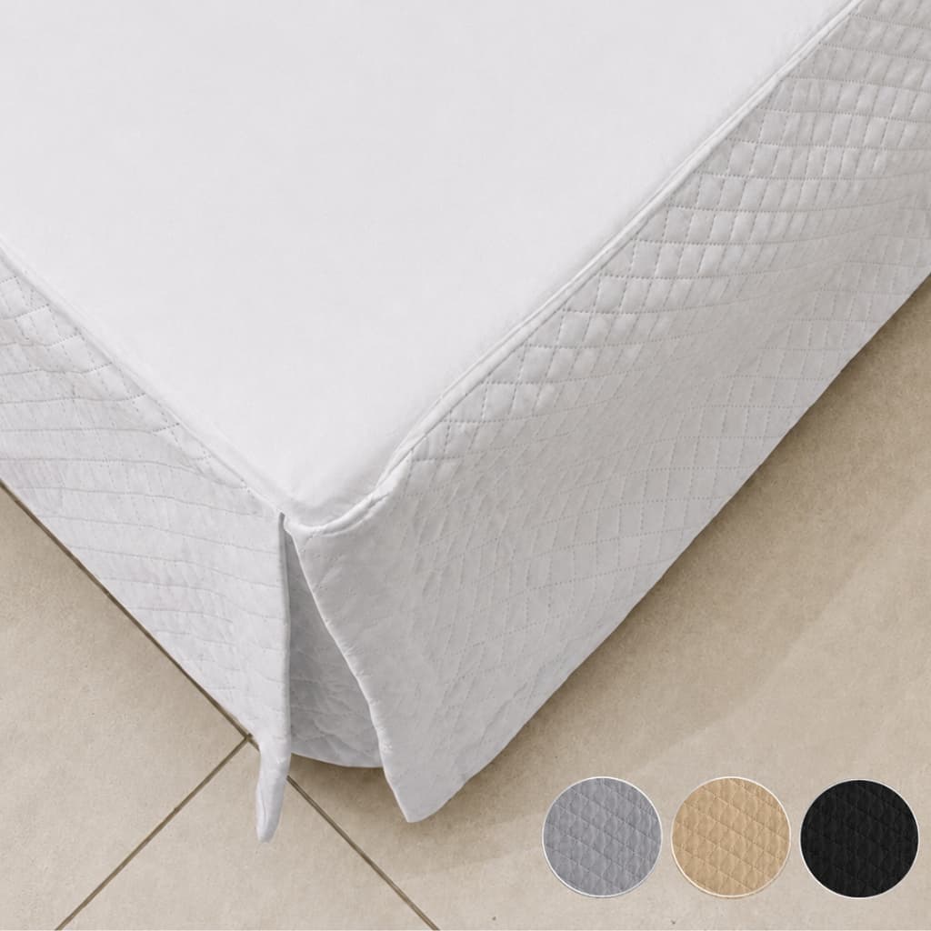 Saia Cama Box Matelada Solteiro Casal Queen King Solteirão Quarto Organizado Várias Cores