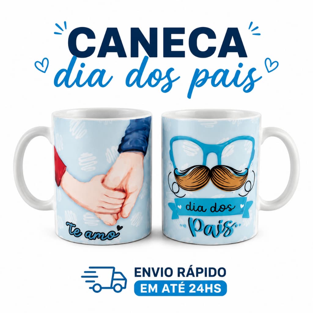 Caneca Dia Dos Pais - Xícara Personalizada Com Foto E Nome Presente Para Pai / Melhor Pai Do Mundo Envio Em 24 horas