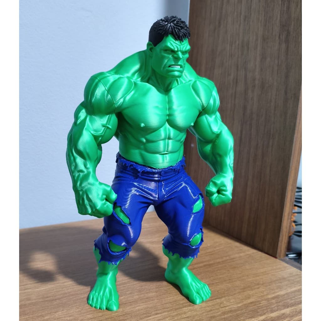 Boneco Hulk Colecionável 24 cm – Shorts Azul