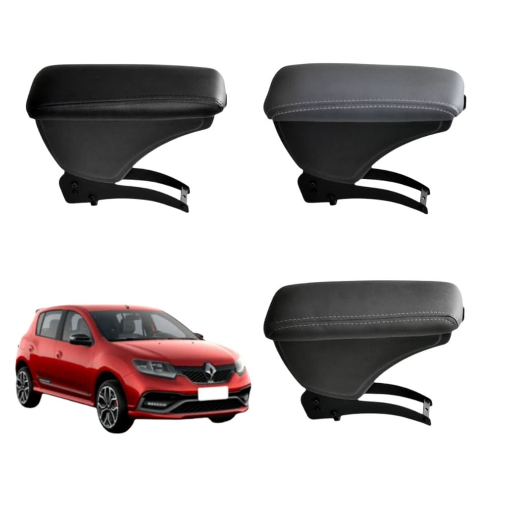 Apoio de Braço Renault Sandero 2007 a 2023 Somente Com Console Central Encosto Courvin Descanso