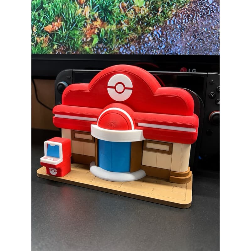 Suporte para Dock Switch 2 Pokopia Pokémon Center Base Decorativa Pokémon