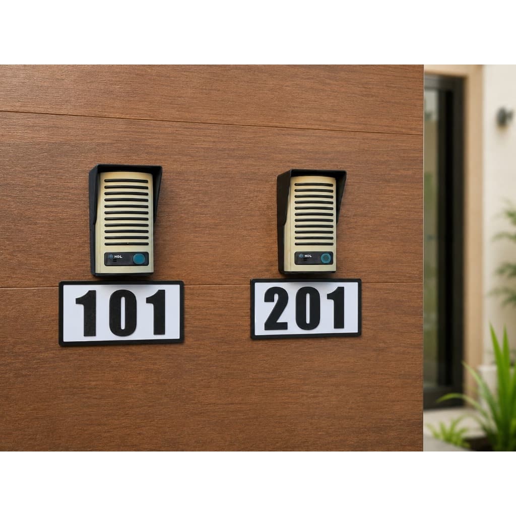 Placa Número Residencial Personalizada Porta Fachada Interfone