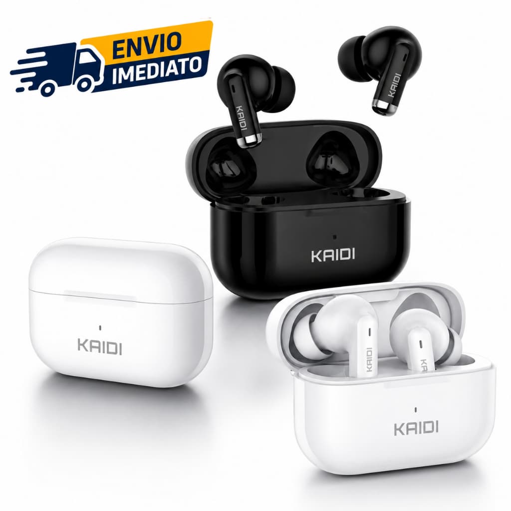 Fone Sem Fio Bluetooth 5.4 Kaidi KD-780 Touch Android IOS Original Cancelamento de Ruido Som Premium