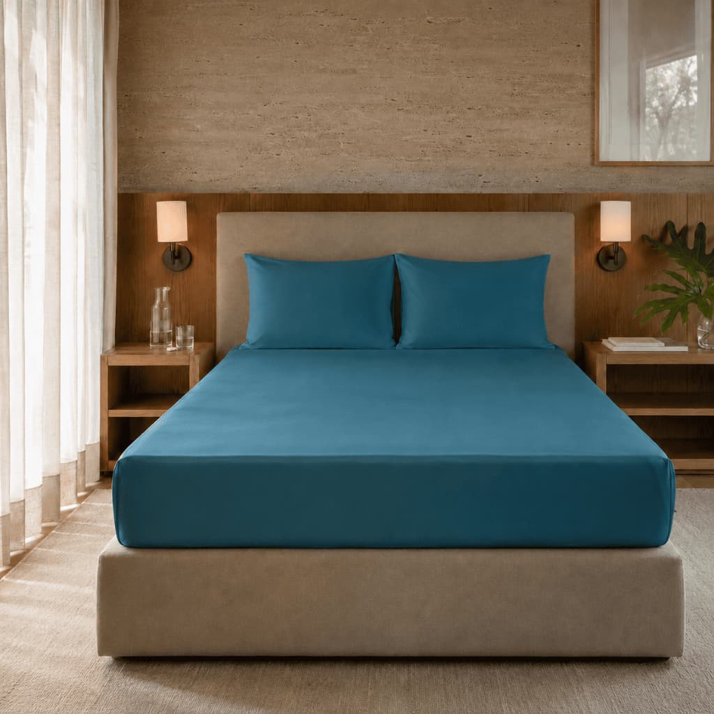 Lençol Elegante C/ Elástico Avulso Cama Viúva Percal 400 Fios Toque Macio Promoção Não Faz Bolinhas