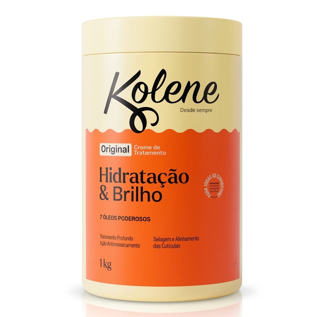 Creme de Tratamento 7 Óleos Poderosos Hidratação e Brilho Kolene Original