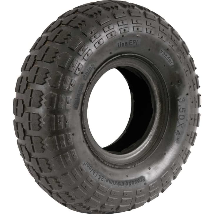 Pneu para carrinho 3,50" x 4", 2 lonas, VONDER