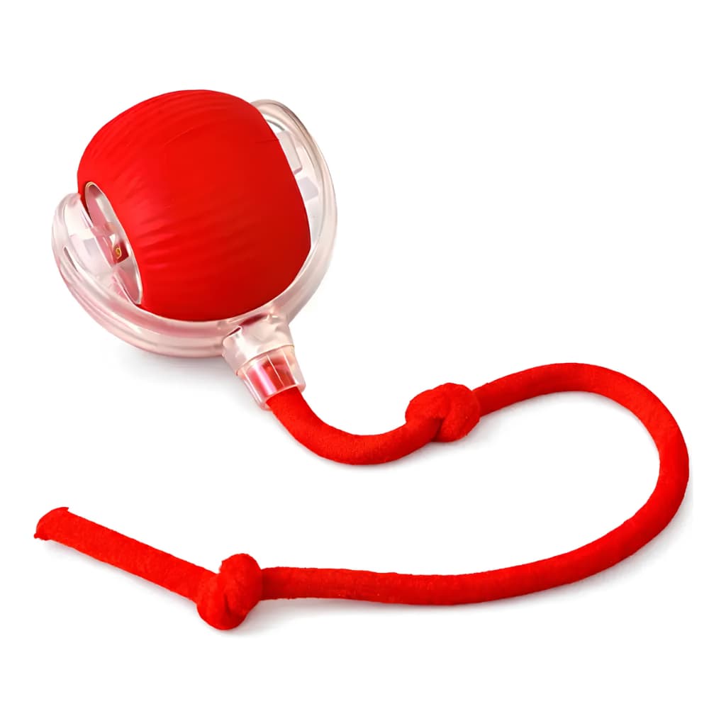 Brinquedo Inteligente Recarregável para Gatos com Bola Automática e Rabo Falso Elétrico