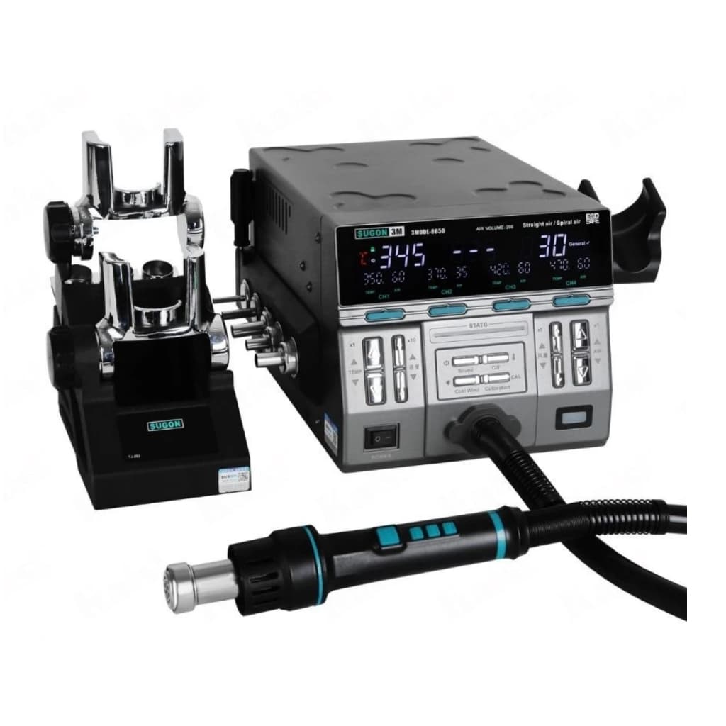 Estação de Ar Quente SUGON 8650 1300W 220V Profissional Digital BGA SMD