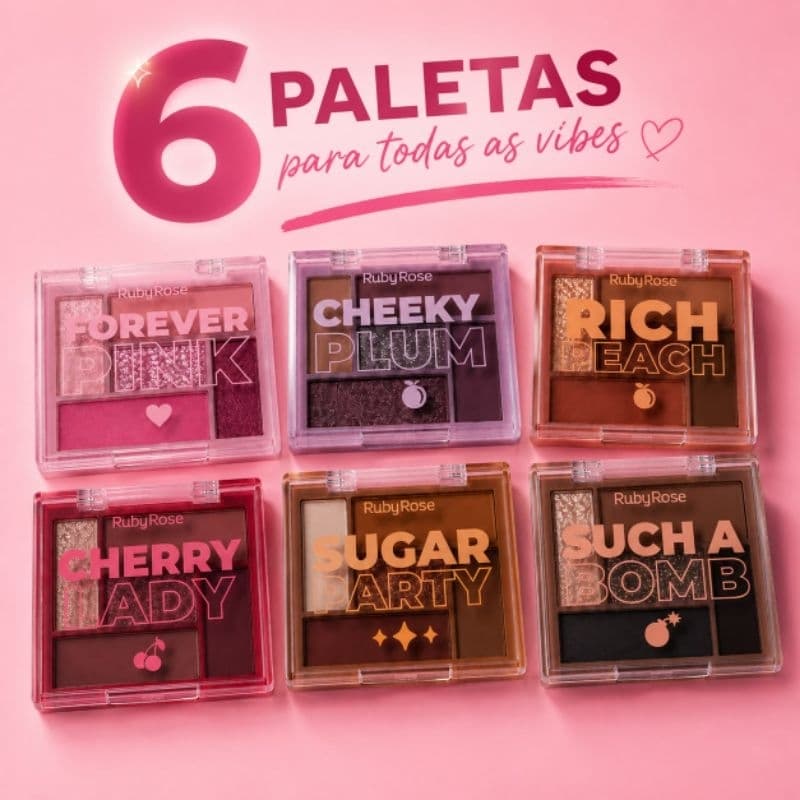 Paleta de Sombras Ruby Rose Such A Palette