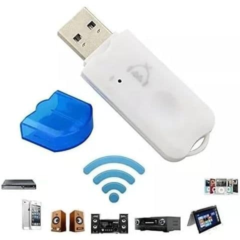 Adaptador Bluetooth USB Receptor Adaptador Bluetooth USB P2 Audio Música Som Carro