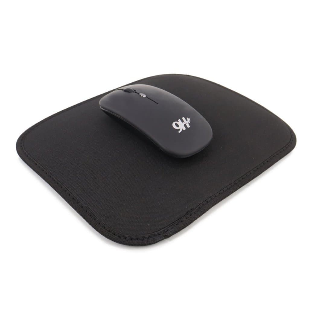 MousePad DeskPad 19x24cm Pequeno Sintético Para Mouse Escritório Office