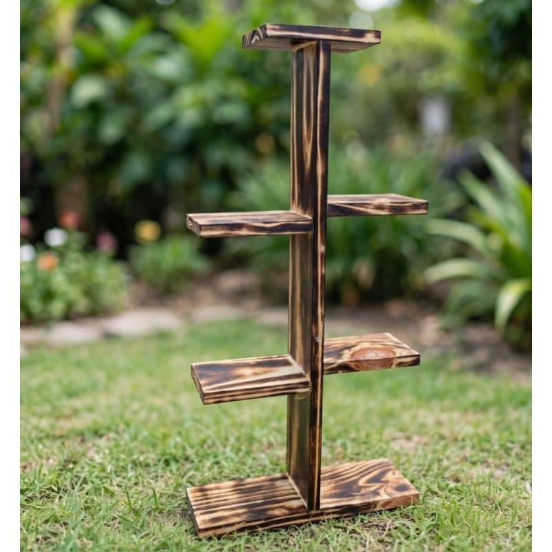 suporte para plantas e suculentas decorativo estilo torre