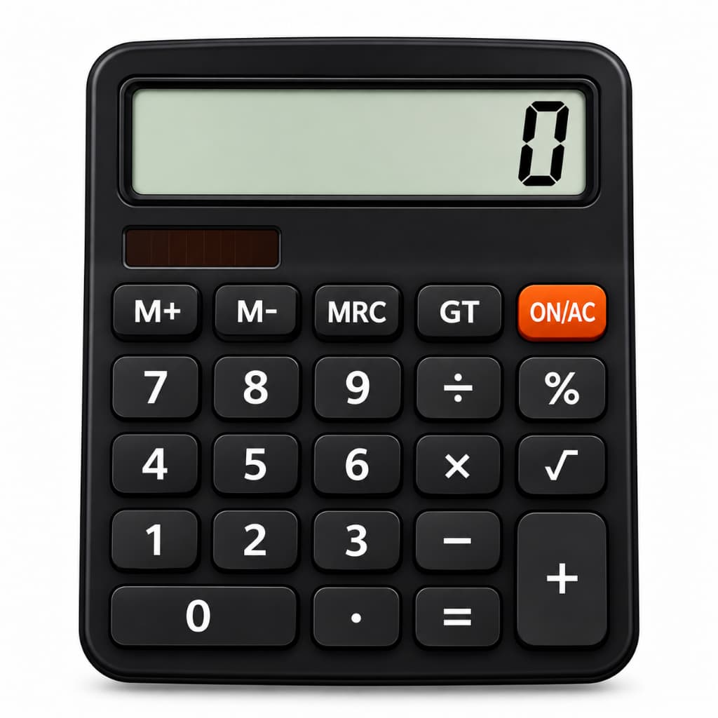 Calculadora de Mesa Simples – 12 Dígitos