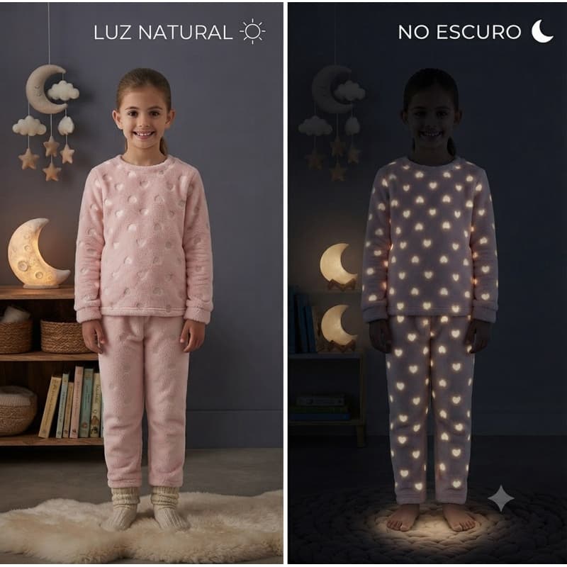 ⭐ Pijama Fleece Infantil Super Macio E Fofinho menino e Menina🌻🥰🫶🫶⛄️❄️
