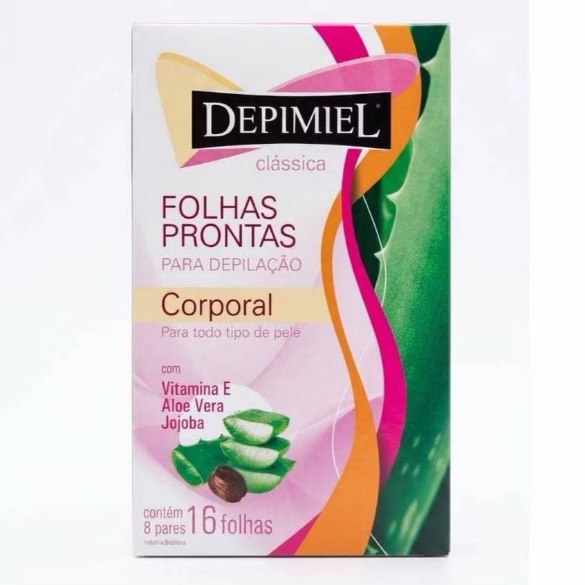 Folhas Corporal Depilatórias  com 16 Unidades Depimiel