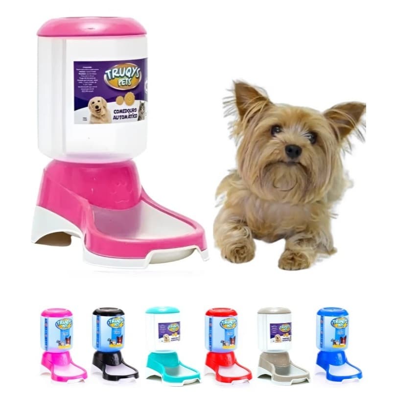 Comedouro Automático Anti Umidade para Pets 2L– Ideal para Gatos e Cachorros - Truqys Pet