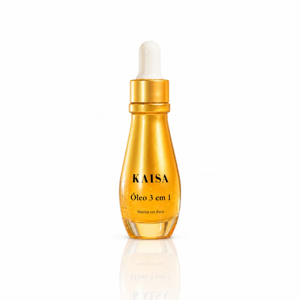 Óleo 3 em 1 Kaisa 18ml para Cuidados com Unhas e Cutículas