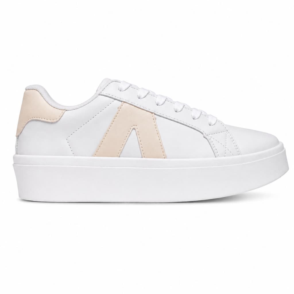 Tênis Feminino Casual Plataforma Forrado Confortável Leve Dia a Dia Moda Tendência