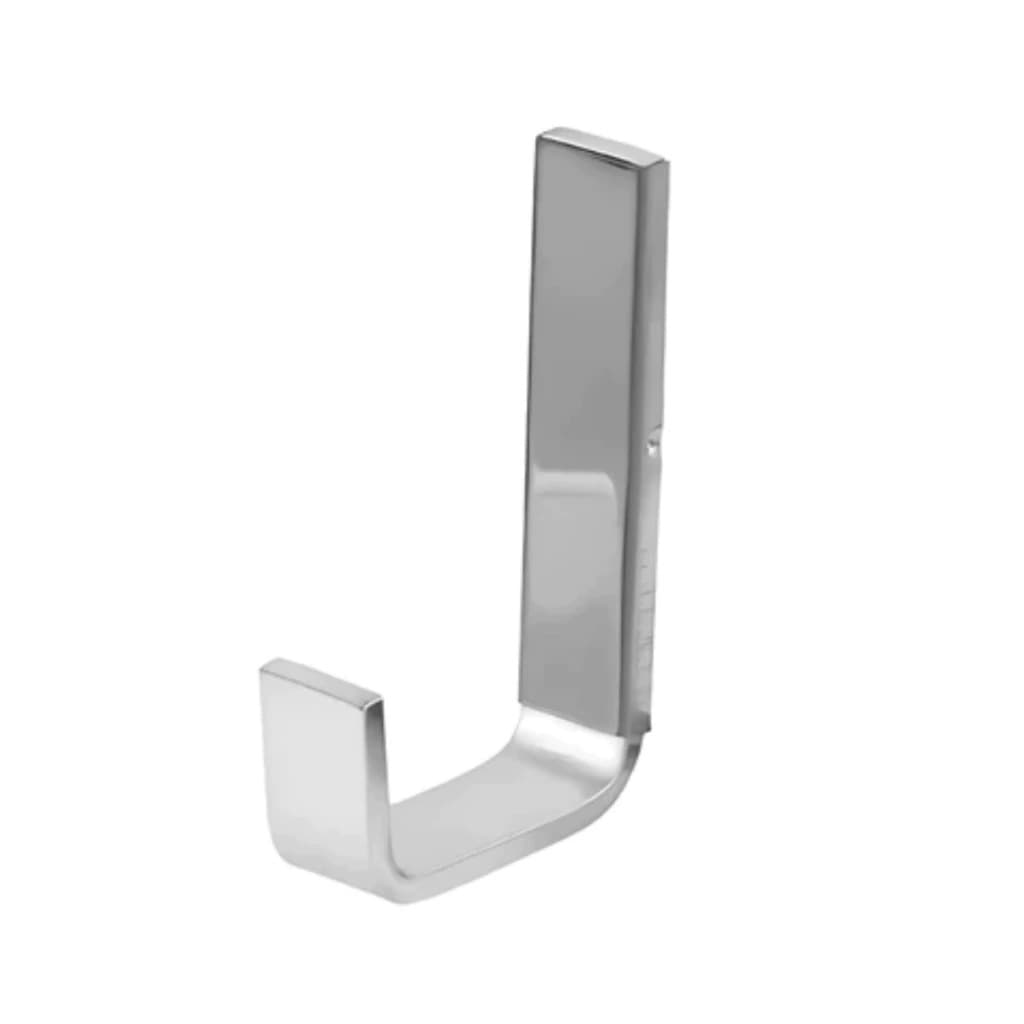 Cabide Simples quadrado para Toalha Gancho em Aço Inox Alumínio