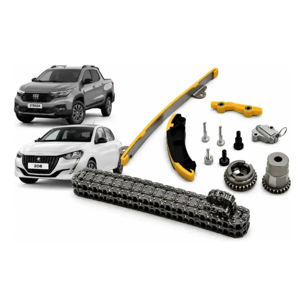 Kit Corrente Distribuição Fiat Argo Mobi Uno Strada Motor Firefly 2017 a 2025 Completo