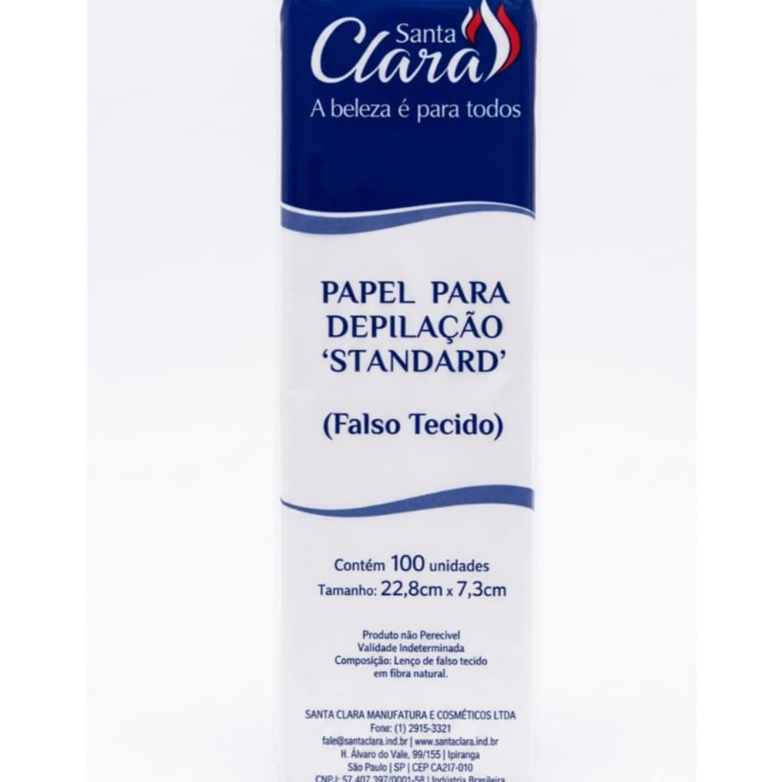 PAPEL PARA DEPILAÇÃO STANDARD (FALSO TECIDO)- SANTA CLARA PARA DEPILAÇÃO