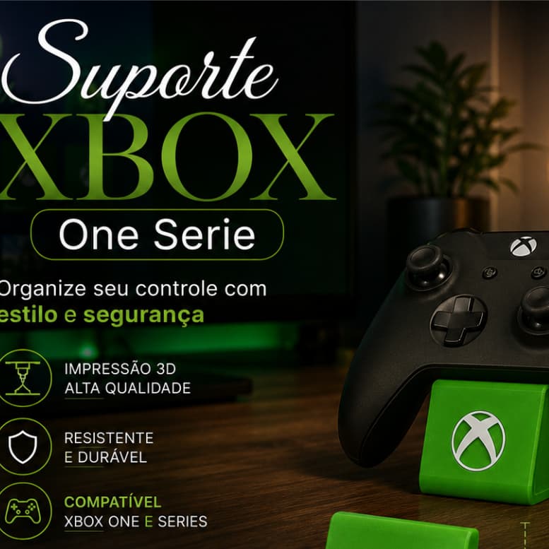 Suporte de Mesa para Xbox One Serie - Organizador setup gamer Dia dos Pais