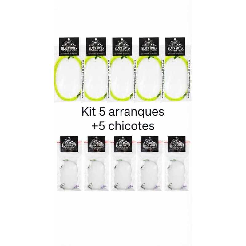 Kit Pesca Praia 5 Arranques Colados Progressivos +
5 Chicotes para Pesca | Alta Resistência |

Pronto

para Pescar