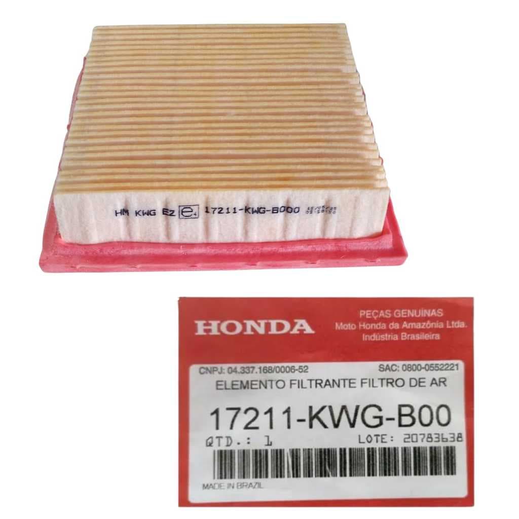 Filtro Ar Titan fan 125/150 Bros 150/160 Xre190 pop original honda