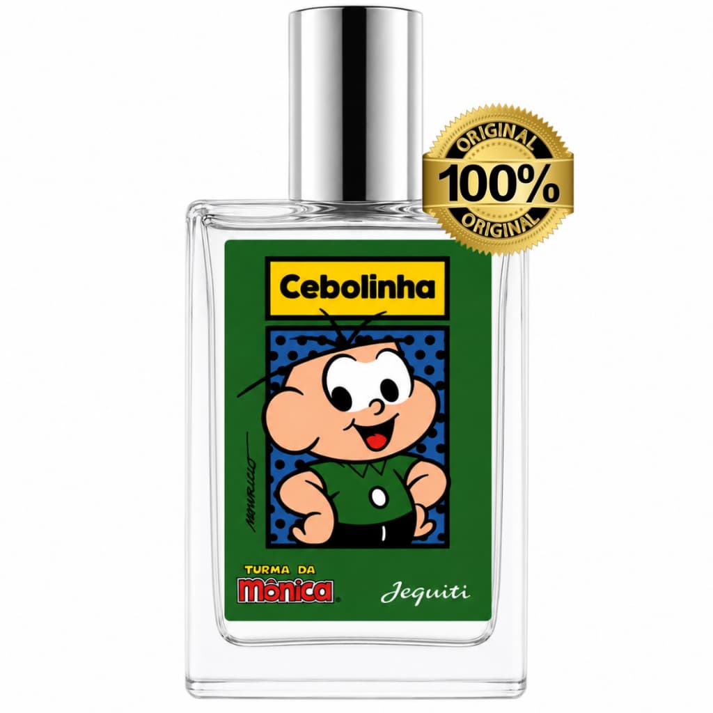 Perfume Cebolinha Deo Colônia Jequiti Turma Mônica 50ml Frasco de Vidro