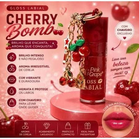 GLOSS LABIAL CHERRY BOMB PINK GRAPE