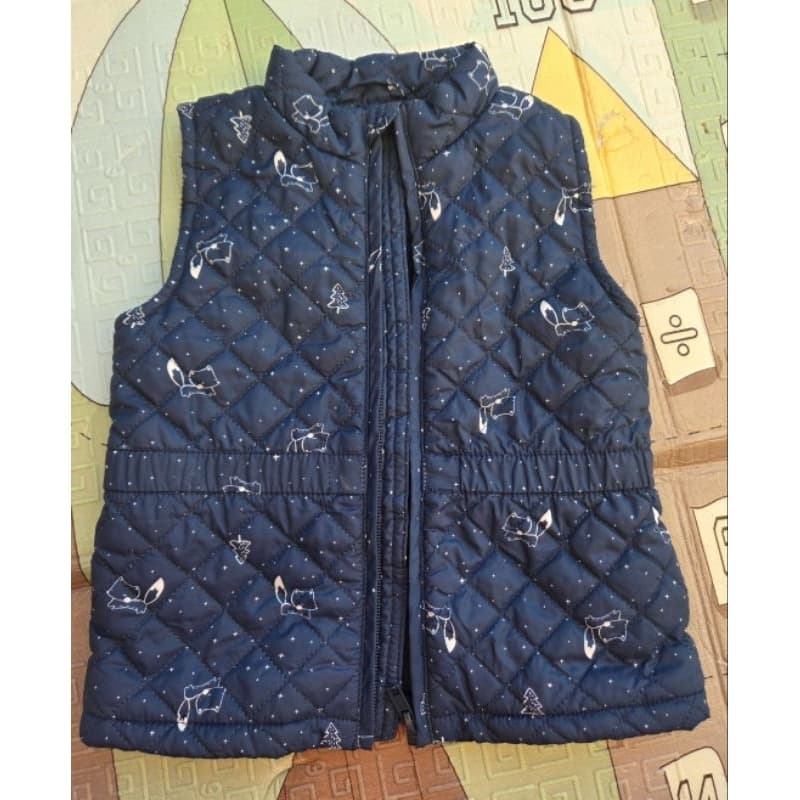 > Desapego Novíssimo Colete azul forrado Baby Club Tam 2 lindo