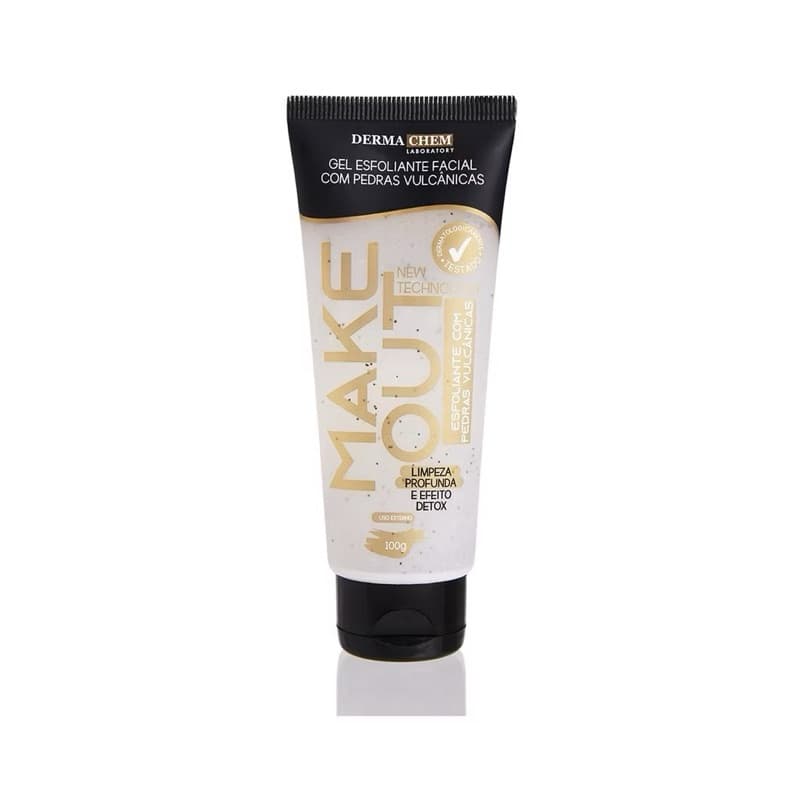 Gel Esfoliante Facial Pedras Vulcânicas Derma Chem Make Out 100g