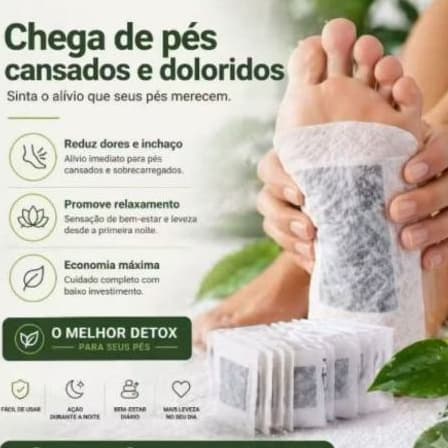 Kit ate 50 Almofada kino para o Pé Para Alívio da Tensão Descanso Antiestresse