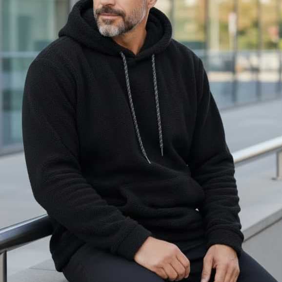 Blusa De Frio Unissex Justo Tecido Fleece Quente