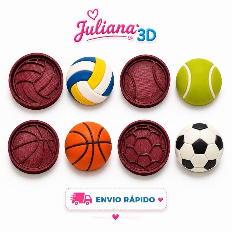Modelador Ejetor de Brigadeiro Bolas Esportes - Futebol, Tenis, Basquete e Vôlei - Festa de Aniversário de Menino Menina
