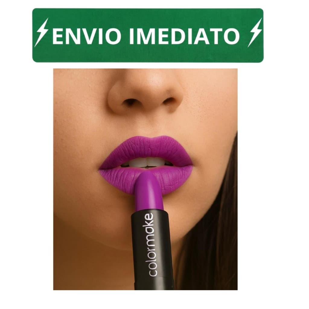 Batom Roxo Cremoso - Alta Cobertura e Longa Duração - Colormake