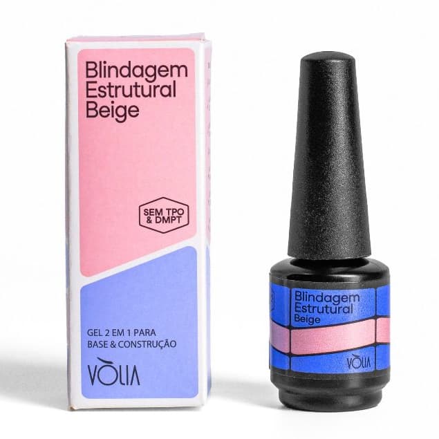 Blindagem Estrutural Volia Clear ou Beige 9g Gel Base e Construção 2 em 1 SEM DMPT TPO