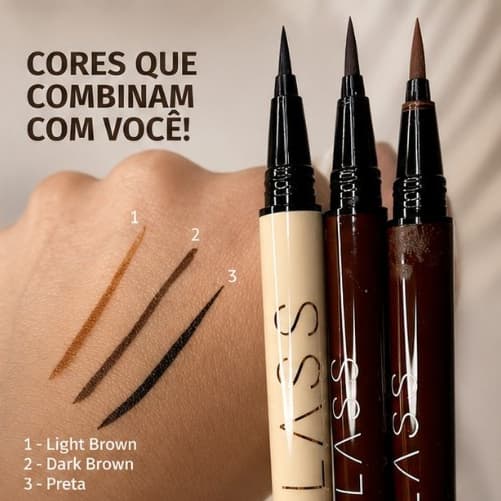Caneta Delineadora Glass Ruby Rose - Preto