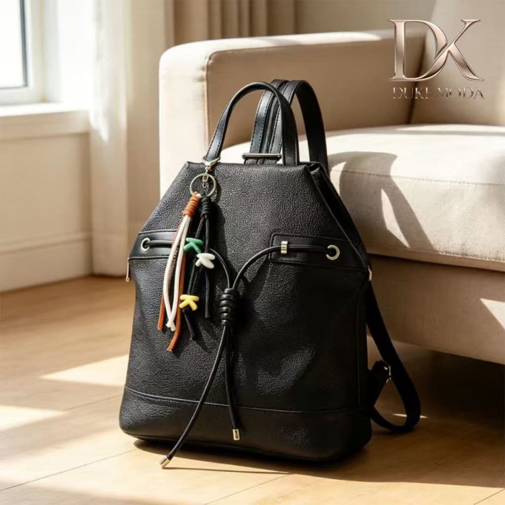 DUKE Mochila Barata e Bonita–Múltiplos Bolsos, Design com Cordão,Mochila Escolar Grande,Presente Perfeito-JD010