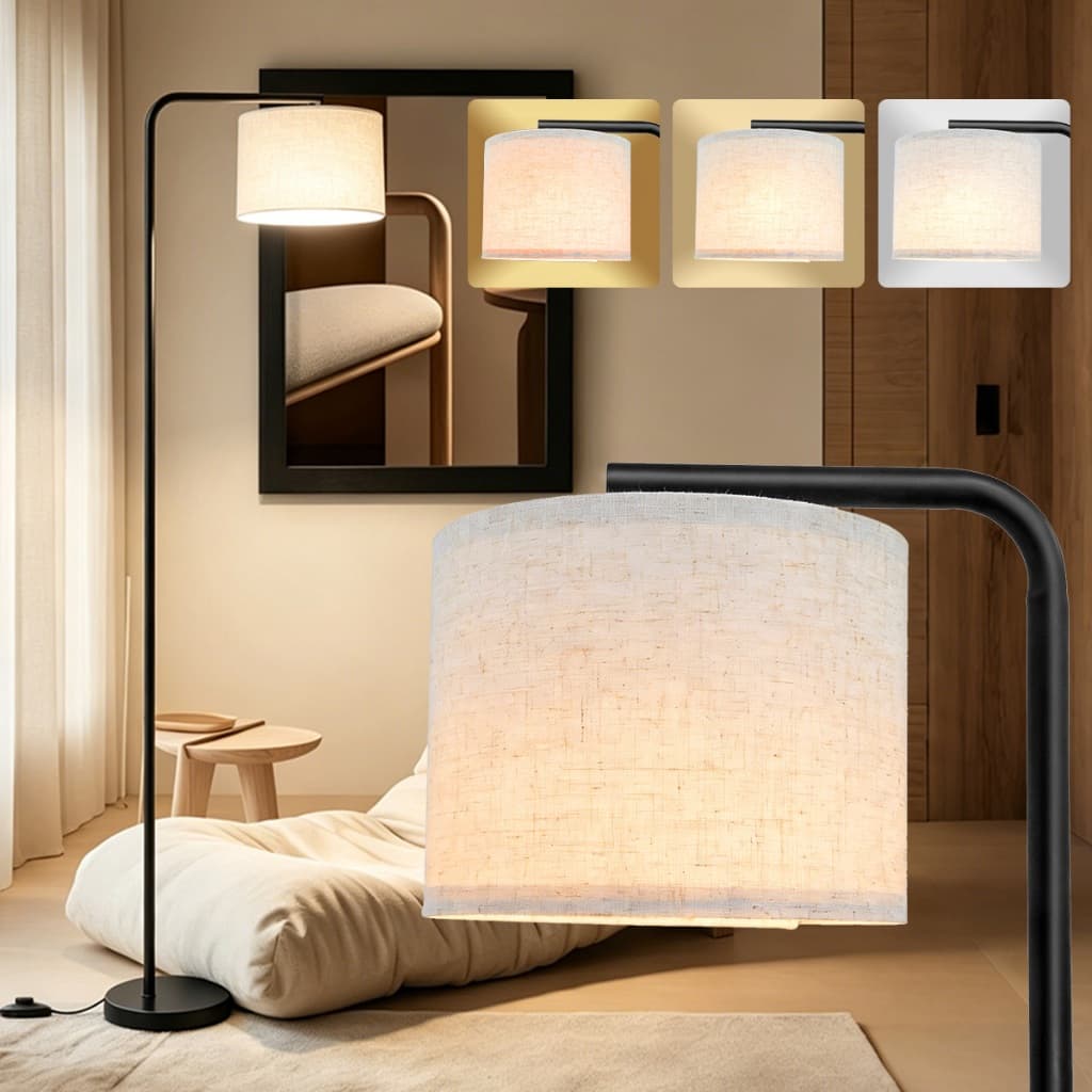 1.60 cm Floor Lamp Golden Floor Reading Lamp 110/220v Bivolt LUPITA