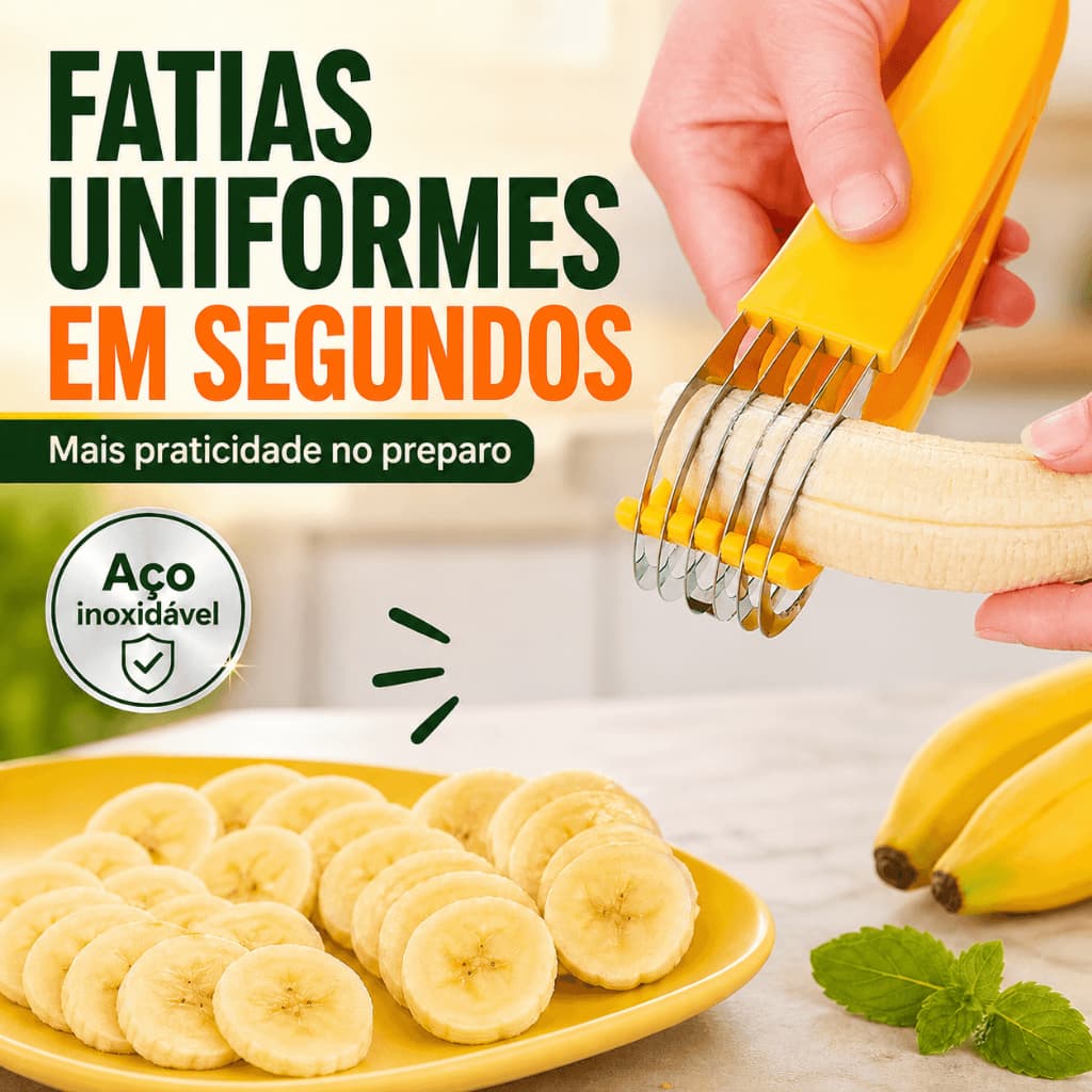Fatiador cortador de inox para Banana legumes