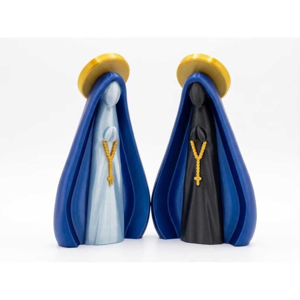 Nossa Senhora em Impressão 3D | Decoração Religiosa | Artesanato | Tamanhos 16cm