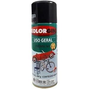 Colorgin Automotivo Spray 350 ml Preto rapido