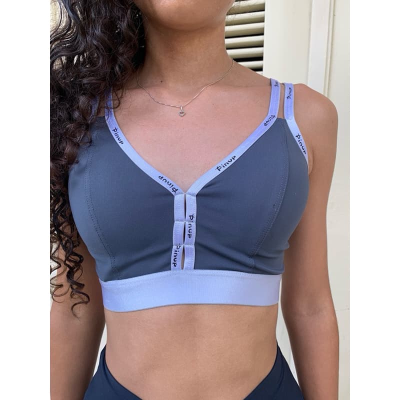 Top/sutiã Feminino P Fitness Poliamida com Bojo Sustentação