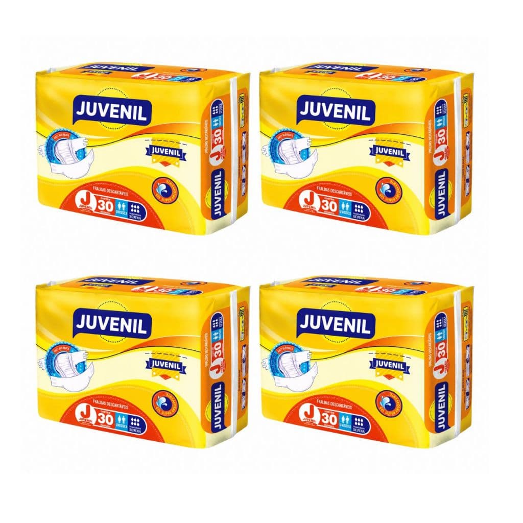 Fralda Juvenil | Descart Fral - Kit Com 4 Pacotes.
