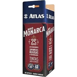 Atlas - Rolo de Pintura Multiuso de Lã Sintética de 23cm com Manta com 25mm de Altura