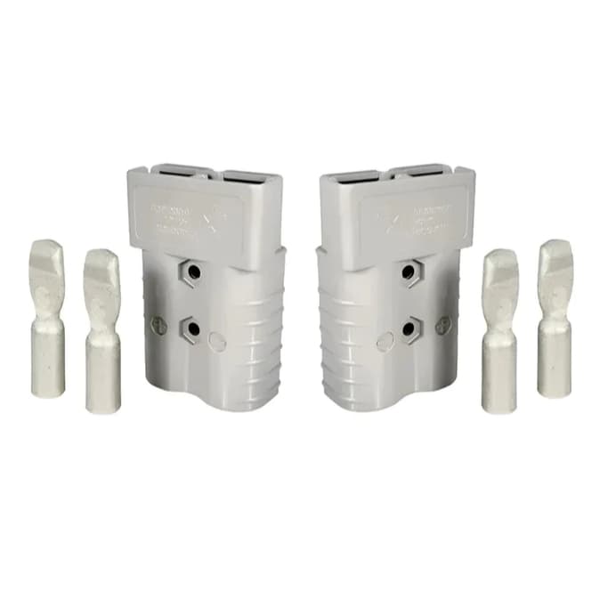 Conector de Bateria Empilhadeira som automotivo Cinza 50a Linha Sb50A -