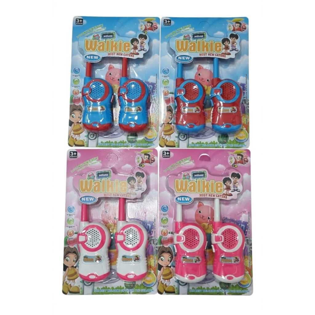 Brinquedo KIT Walkie Talkie Infantil Radio Comunicador