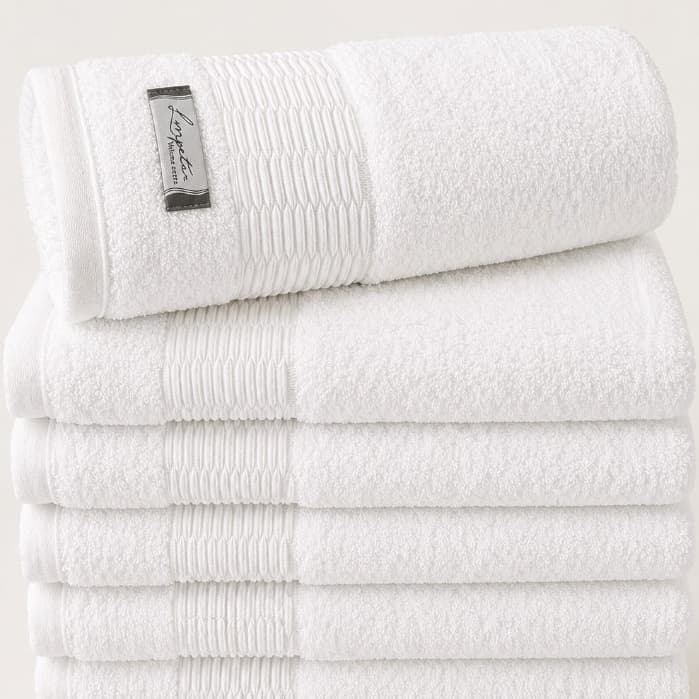 Kit 5 Toalhas de Banho Profissional 100% Algodão Branca 72x130 Hotel Pousada Spa