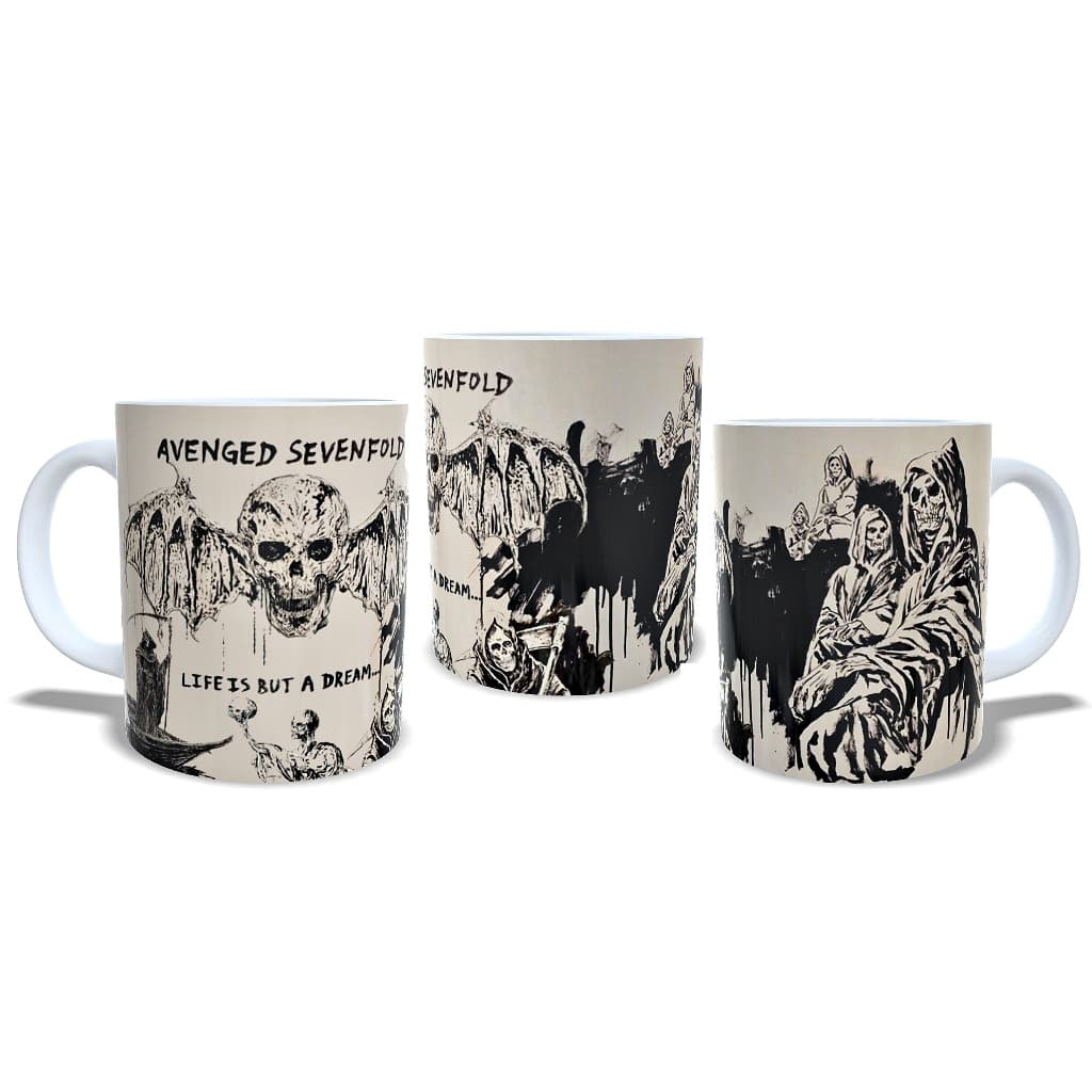 Caneca De Cerâmica Avenged Sevenfold Banda Rock A7x